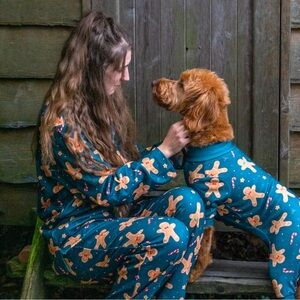 Gingerbread Dog Pajamas